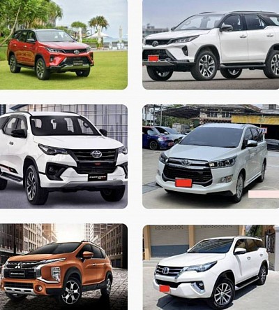 ตัวอย่างรถ SUV 7 ที่นั่งให้บริการ