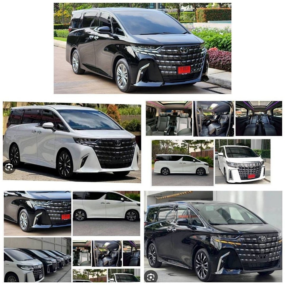 รูปรถ Toyota Alphard ให้บริการ